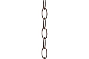 Progress Lighting Accessory Chain - 10' of 9 Gauge Chain in, Indoor & Outdoor, P8757-74, Venetian Bronze