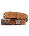 Nocona Men's Mossy Oak Deer Skull Concho Belt