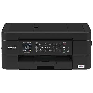 Brother Wireless All-in-One Inkjet Printer, MFC-J491DW, Multi-function Color Printer, Duplex Printing, Mobile Printing…