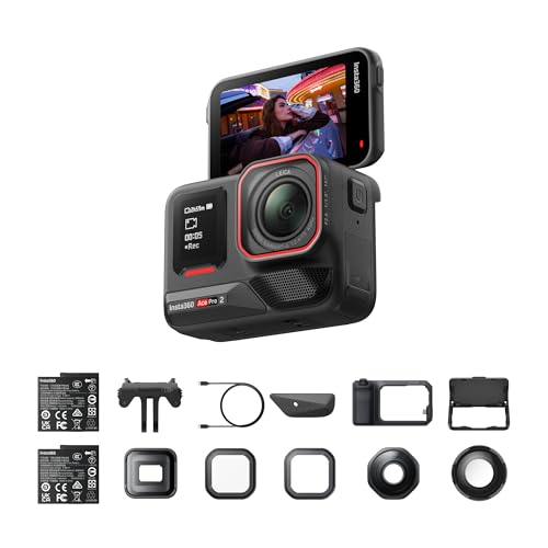 Insta360 Ace Pro 2 Ultimatives Videography-Bundle – wasserdichte 8K Action-Cam, mit Leica entwickelt, Xplorer Pro-Grip-Kit Straßenfotografie, Film-, M