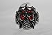 Stainless Steel Pirate Skull King with Red CZs Wide Cast Ring (14)