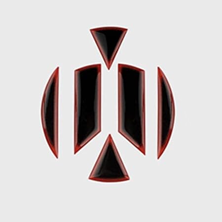 Emblem Trading Emblem Flex Coating Vorne & Hinten Logo in Schwarz Autozubehör MK7 Club Sport AD1 AD2