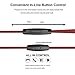 Earphones Bass in-Ear Earbuds Headphones with Microphone and Volume Control Redthumb 3