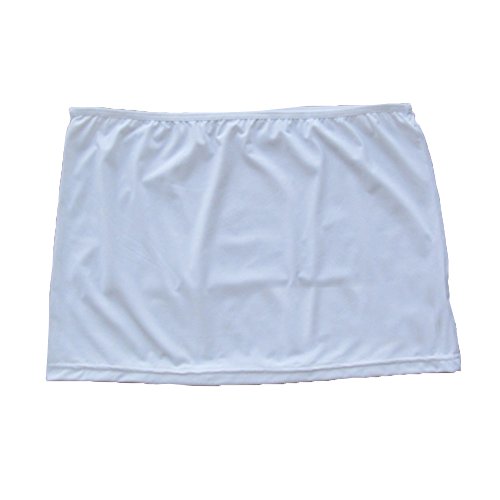 YOUMU Women Elastic Bandage Bodycon Mini Skirt Micro Mini Booty Erotic Low Waist Clubwear Nightclub Sexy Wear (S, White) - Thumbnail 2