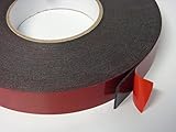TEP 1/2 Inch 60 Feet Industrial Double Sided Foam Adhesive Tape