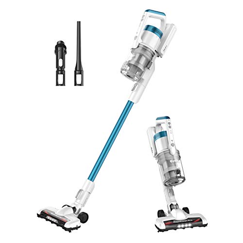 Eureka RapidClean Pro Lightweight Cordless Vacuum Cleaner, High Efficiency Powerful Digital Motor LED Headlights…