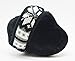 Mraw Snowflake Pattern Foldable/Adjustable Wrap around Earmuffs (Black)