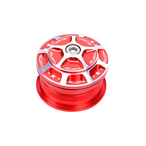 Yuehua Bike Headsets Double Bearings 44 Mm for MTB Bicycle Red
