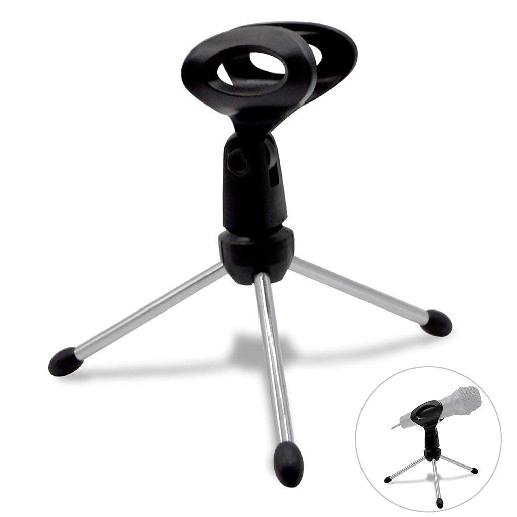GIRIK Table Desktop Mini Microphone Stand with Alloy Amazon.in