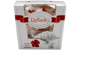 CONFETTERIA RAFFAELLO AT THE NEIGHBORHOOD CORNER STORE Ferrero, Rafaello 15 Piece Gift Box, 5.3 Ounce