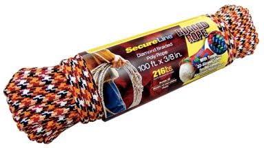 WELLINGTON CORDAGE P32C12100 3/8 X 100 Diamond Braid Rope