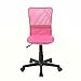 EuroStile Desk Chair Mid-Back Adjustable Mesh Chair Ergonomic Swivel Computer Office Chair 8252S(Pink)
