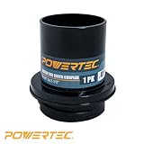 POWERTEC 70191 Screw End Quick Coupler for 2-1/2" Hose - Left-Hand Threaded Adapter, 2-1/4 x 2-1/2"