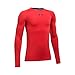 Under Armour Boys' HeatGear Armour Long Sleeve Fitted Shirt