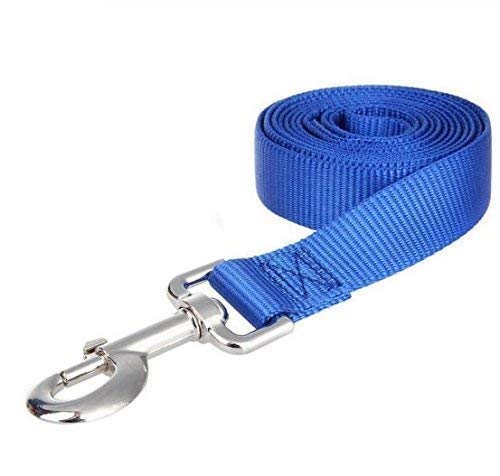 Hypeety Dog Puppy Pet Puppy Training Obedience Lead Leash Recall Strong Durable Nylon Lead or Walk Traction Rope (14.8Feet/4.5M, Blue)