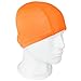 Qualtiy Yes QY 2Pack Superior Polyester Cloth Fabric Bathing Cap Swimming Caps Swimming Hats for Water Sports, Orange Color and Sky Blue