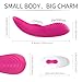 Clitoral Vibrator, G Spot Clit Dildo Vibrators, Waterproof Rechargeable Clitoris Stimulator with 9 Vibration Patterns Sex Toys for Women