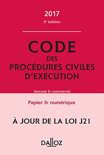 Code des procédures civiles d'exécution, annoté et commenté at Amazon