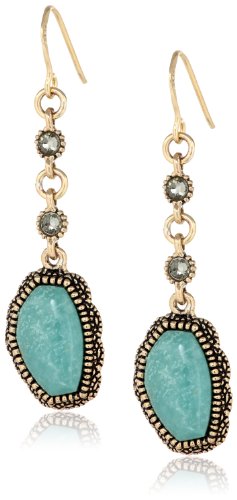 Barse Kismet Turquoise Drop Earrings