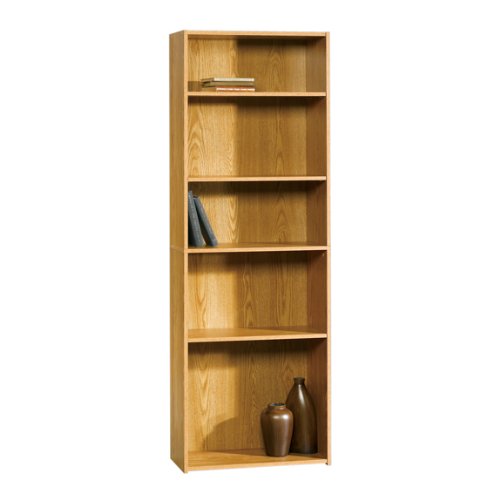 Sauder Beginnings 5Shelf Bookcase Oregon Oak Kitchen & Dining