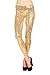 Just One Women's Embellished All Over Sequin Sparkle Dance Leggings