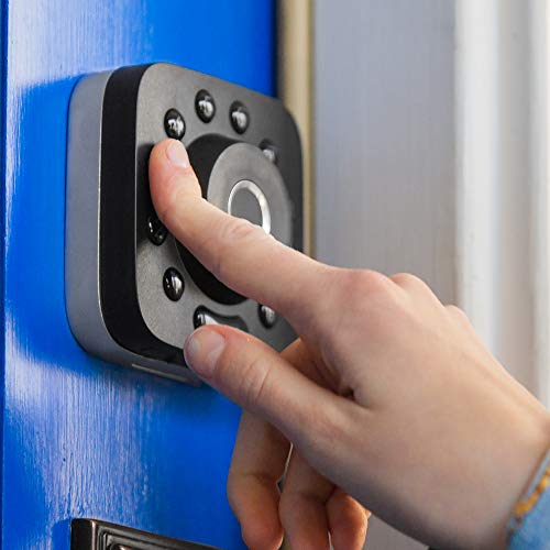 ULTRALOQ U-Bolt Pro Bluetooth Fingerprint and Keypad Electronic Smart Deadbolt Door Lock + WiFi Bridge Adaptor