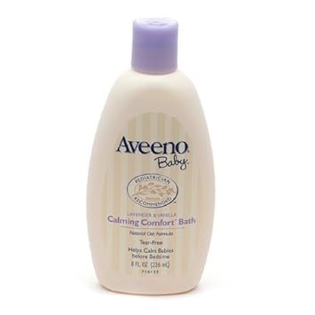 Amazon Com Aveeno Baby Calming Comfort Bath 8 Fl Oz 236 Ml Pack
