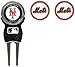 Team Golf MLB New York Mets Divot Tool Pack With 3 Golf Ball Markers Divot Tool with 3 Golf Ball Markers Pack, Markers are Removable Magnetic Double-Sided Enamel