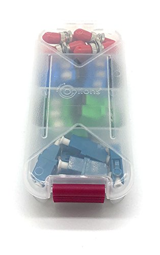 FiberShack - Fiber Optic Coupler Kit for ST, LC, SC, SC/APC Cables. 4 Styles with 26 Couplers for Single-Mode & Multi-Mode Patch Cords.