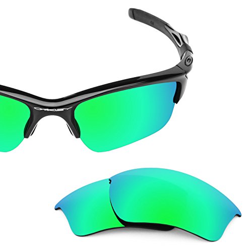Revant Replacement Lenses for Oakley Half Jacket 2.0 XL Polarized Emerald Green MirrorShield