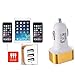 melysUS 3 USB Ports Mobile Phone Car Charger Lighter Car Charger Car Chargers