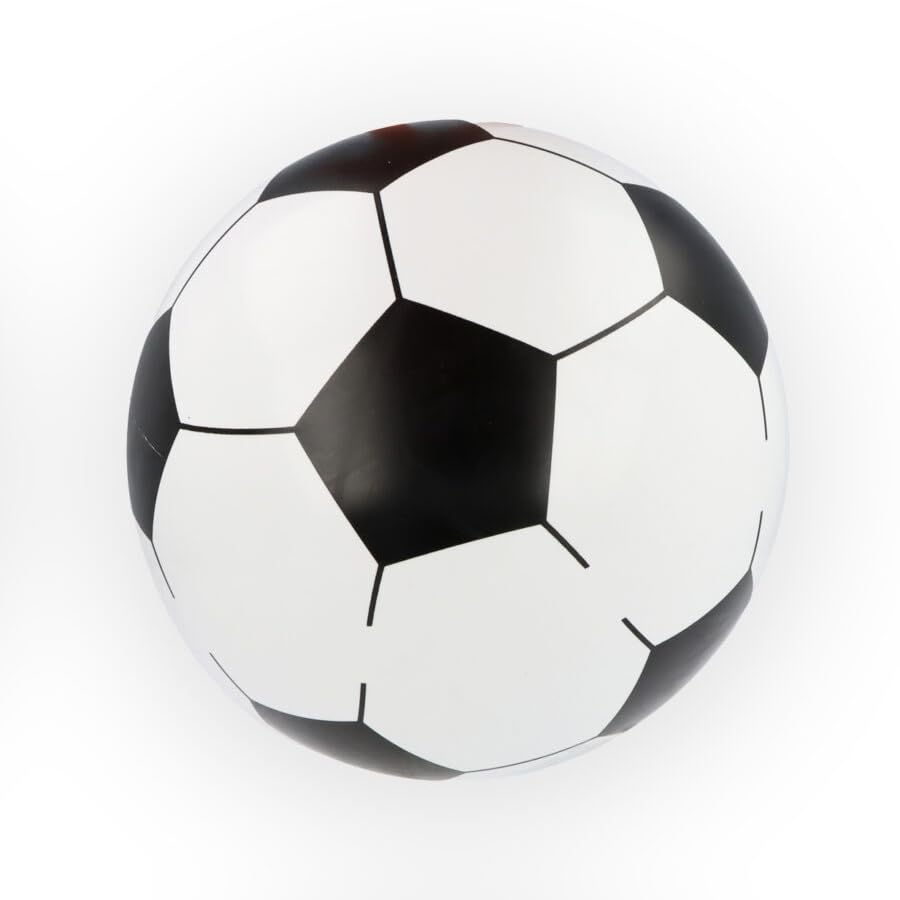 30 x Assorted PVC Footballs Balls 22.5cm (Uninflated) FREE SPORTS PUMP