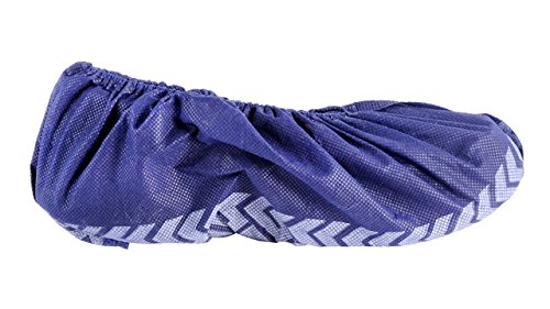 Cambridge Resources 50 Pairs Disposable Shoe and Boot Covers, Blue, Non-Slip, Fits up to Size 14. - Thumbnail 2