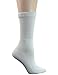Yomandamor Women's 5 Pairs Non-Binding Cotton Crew Diabetic/Dress Socks with Seamless Toe and Cushion Sole