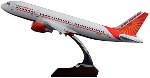 Marrsto 47Cm A320 India Airbus Plane Model Air India Resin Airway Airlines A380 Aircraft Model Indian Airplane Aviation Model Toy Gift