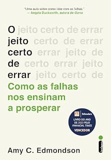 Livro O jeito certo de errar: Como as falhas nos ensinam a prosperar