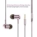 Headphones, Besiva in-Ear Earbuds Noise Isolation Headsets Heavy Bass Earphones with Microphone for iPhone Samsung iPad and Most Android Phones