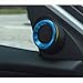 Thenice for 10th Gen Civic Door Audio Speaker Rings, Anodized Aluminum A-Pillar Loudspeaker Decorations Circle Trims for Honda Civic 2016 2017 2018 2019 -Light blue