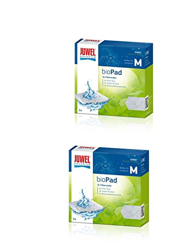 2 x Juwel filter floss Bioflow 3.0 compact, BioPad M, set of 5