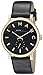 Marc by Marc Jacobs Women's MBM1269 Baker Gold-Tone Stainless Steel Watch with Black Leather Band