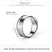COTTVOTT 2pcs Surgical Stainless Steel Flesh Tunnels Double Flare Ear Plugs Expanders 7/8