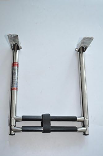 ISURE MARINE 2 Step Stainless Steel Telescoping Boat Ladder Swim Step