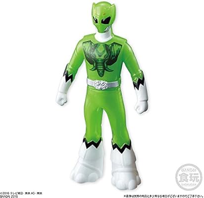 Amazon ソフビヒーロー 動物戦隊ジュウオウジャー2 野性解放ver 4 ジュウオウエレファント 単品 ソフビ人形 おもちゃ