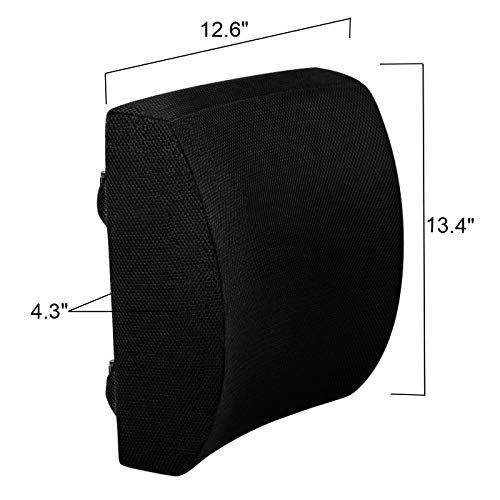 LOVEHOME Lumbar Support Pillow for Chair and Car, Back Support for