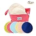 Love My Antibacterial Soft Bamboo Water Absorbent Nursing Pads for Breastfeeding Mothers, 6-Pairs