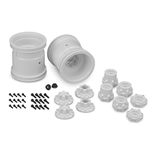 J Concepts Midwest 2.2 MT 12mm Hex Wheel with Adaptor White (2)