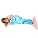Princess of The Sea Mermaid Minky Blanket Tail and Wristband
