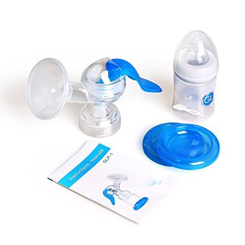 Gland Breast Pump Manual for Breastfeeding, BPA Free, Portable Traveling