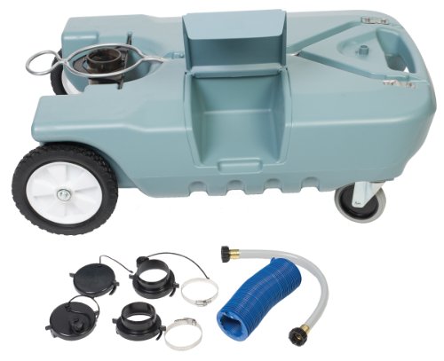 Tote-N-Store 20122 Portable Waste Transport 4 Wheeler, 18 Gallon