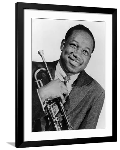 ART.COM Wall Photo Clifford Brown (1930-1956) Jazz Trumpet Player in 1953 on Bl…
